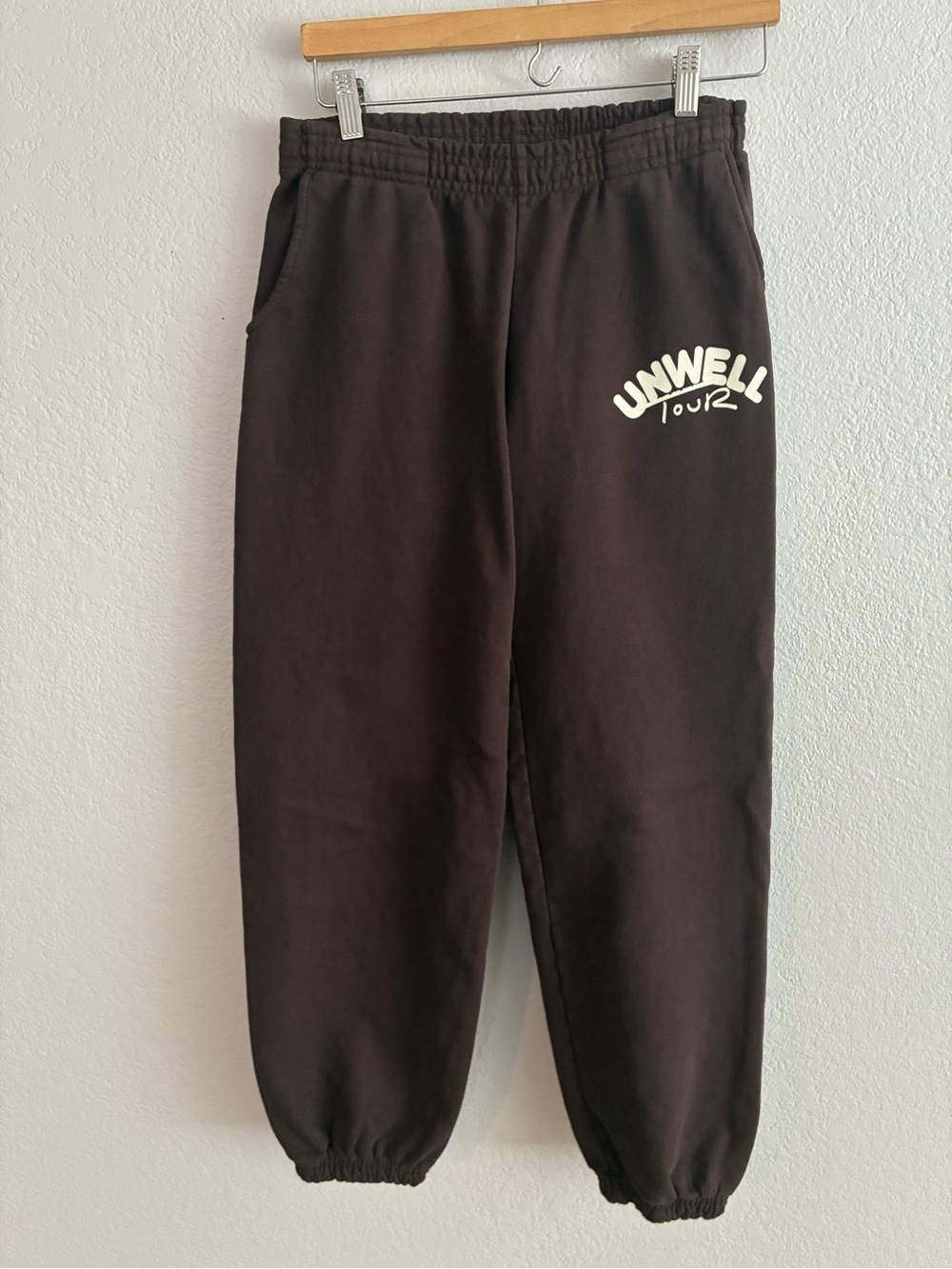 Unwell Tour Call Her Daddy Womens Sweatpants Brown Thick Cotton Size S
